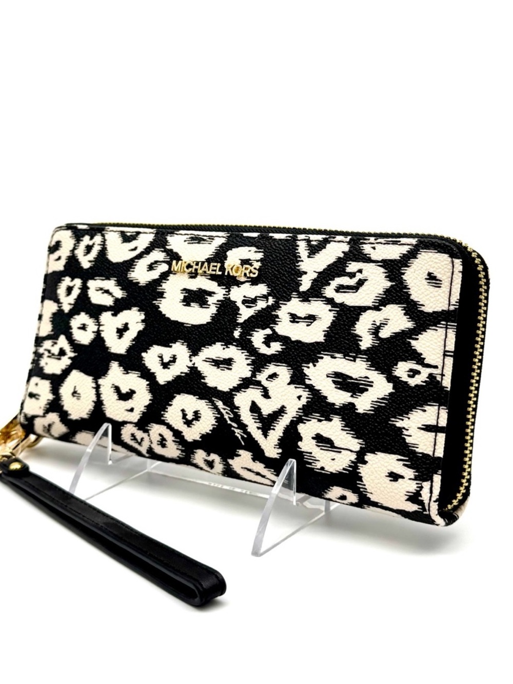Michael Kors Large Continental Wallet - Black Multi